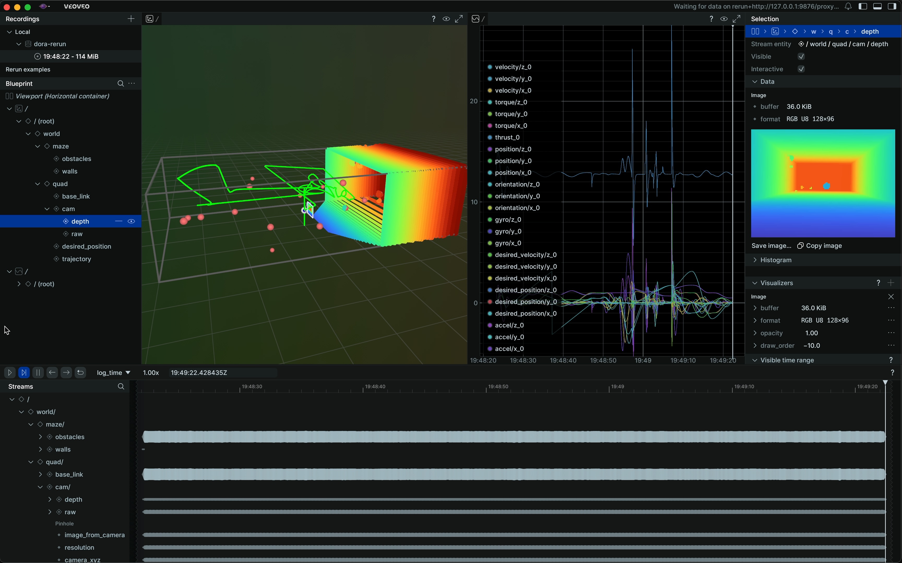 Distributed Quadcopter Simulation